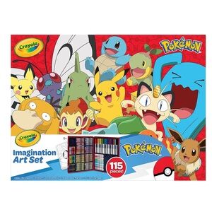 Crayola Pokémon Imagination Art‎ Set (115pcs),